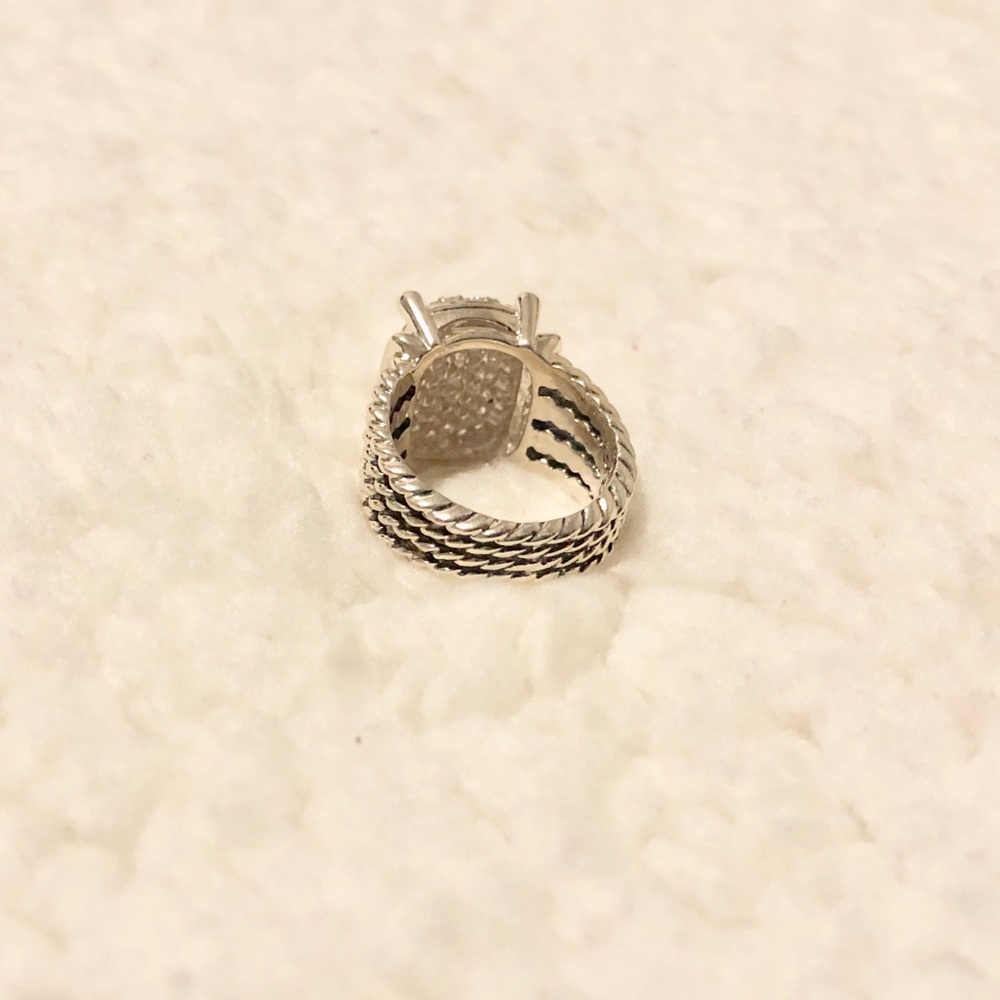 SOLD!!!! Like new Wheaton w/diamonds 16x12mm - Picture 6 of 8